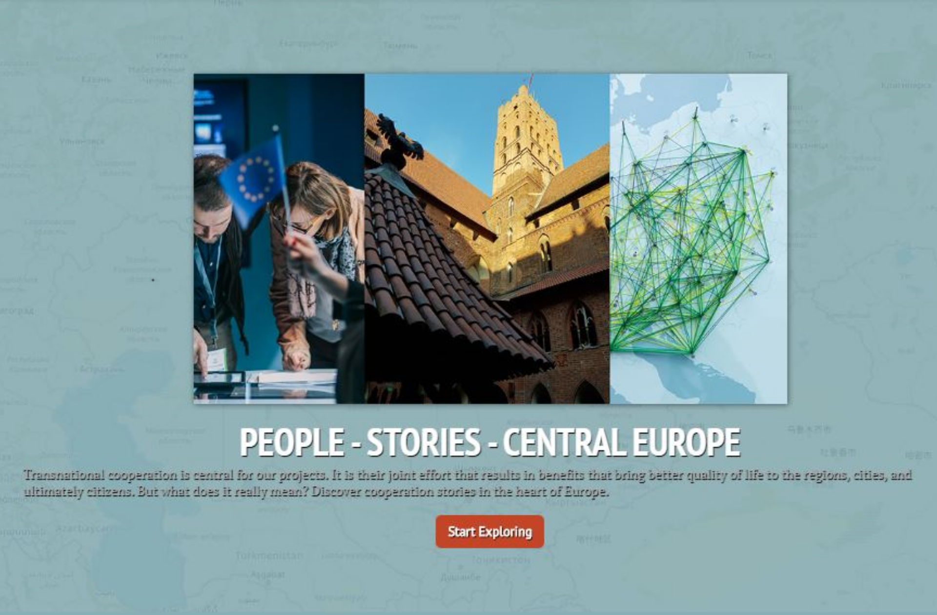 Story map Interreg CE 