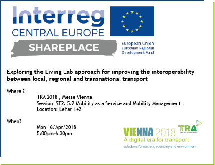 Shareplace at the TRA2018 
