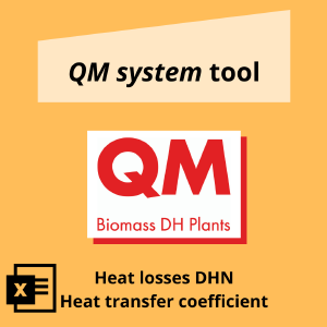 Heat losses DHN. Heat transfer coefficient