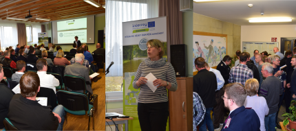 Impressions from the public event (photo credit: Alfred Olfert, Leibniz Institute of Ecological Urban and Regional Development) 